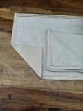 Elegant and Classic natural linen table runner, placemats and matching napkins set-AKSH001TL