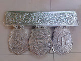 Ganesha , Foldable Silver Finish Bandarwal / Toran / entrance decor-BRIJ001ST
