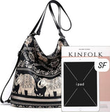 Little Elephants , elegant Black Elephant Design Shoulder Bag /Sling Bag for women -SC001ED