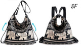 Little Elephants , elegant Black Elephant Design Shoulder Bag /Sling Bag for women -SC001ED