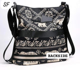 Little Elephants , elegant Black Elephant Design Shoulder Bag /Sling Bag for women -SC001ED