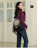 Black shade Deer Design Beautiful Backpack for Women -SC001BPBL