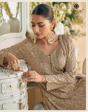 Sayuri Designer Georgette Stitched Kurti Palazo Dupatta for women -RIM001KPDB