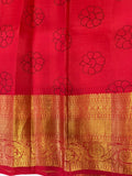 Janaki  , Kanchipuram Pure Handloom Kalamkari silk saree for women -SACHI001KK
