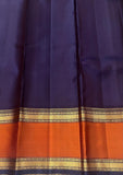 Mallika , Elegant Kanjeevaram Pure Silk Handloom Saree with 2 Gram Gold Zari-SACHI001MS