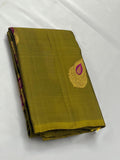 Vasanthasena , Elegant Kanjeevaram Pure Silk Handloom Saree with 2 Gram Gold Zari-SACHI001MSA
