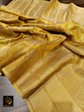 Parinaya , Beautiful soft tissue  saree with all over weaving  along with weaving &nbsp;border -TR001GSA