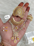 Aradhana , elegant American Diamond Gold Plated Jewellery Set for Laddu Gopal -BRIJ001LJ