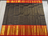 Manjushree , Kanjivaram woven exclusive classic Exotic wedding celebration pure silk saree -SACHI001KS