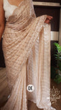 Monalisa , Grand party wear saree in original gold beads work-TREND001GP