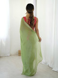 Natasha , Drape elegance in seconds with Sparkle silk ready to wear saree with stitched Blouse-SSS001SSB