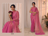 Mehek Pink Beautiful Georgette Saree for women -OM0001MSB