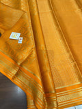 Sumangala , Pure Mysore Crepe Silk Saree with 100 Gsm Thickness with Beautiful Weaving and Rich Pallu with Blouse -SACHI001MSS