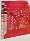 Nagma , Pure Chanderi Handloom Katan Silk saree for Women-NAGMAOO1KS