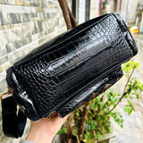 Glitterati , Black Elegant Back pack / Sling Bag for Women -KCO001BS