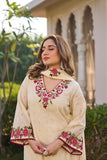 Premium Mal Cotton Salwar suit set with beautiful embroidery work -SOC001SSW