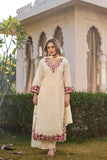 Premium Mal Cotton Salwar suit set with beautiful embroidery work -SOC001SSW