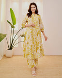 Enjoy your Flora Pintex A Line Cotton Kurta Set -FOF001KCS