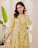 Enjoy your Flora Pintex A Line Cotton Kurta Set -FOF001KCS