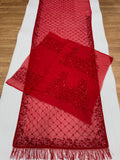 Diana Red , New Trending Bollywood Block Buster Red Sequins Georgette Saree for women -SATYA001RS