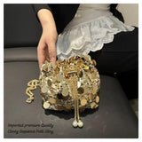 New Golden sequins Designer  Stylish Vey Classy Sequins Potli Sling Bag -KJ001PBA
