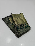 Tanmayi , elegant Pure kanchipuram silk saree handwoven with 2 g pure jari exclusive Bridal saree -SACHI001BBS