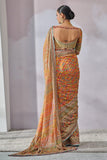 Bollywood Diva Madhuri Dixit Inspired Bollywood Replica Real Mirror Work Saree -SLC001YS