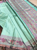 Anandika , elegant Pista Green shade Kanjivaram Silk Saree for women -SACHI001PG