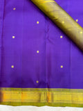 Malarveni , Old Traditional Kanchipuram round 90 Kolik gatti petu border on double side saree-SACHI001PS