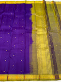Malarveni , Old Traditional Kanchipuram round 90 Kolik gatti petu border on double side saree-SACHI001PS