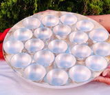 German Silver  Big size Bhog Thali set -LR001BT