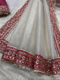 Indian Ethnic Beauty , Beautiful Twil Net Saree for women -TANVI001IB