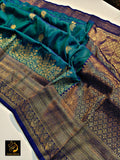 Neelima , Beautiful  Benaras and kalneta katan pattu saree for women -TREND001KP