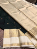 Matangi , Elegant Kanjivaram Silk Saree for women -SACHI001BW