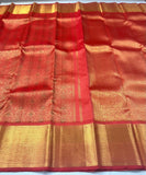 Ragamohini , Red Designer Kanjeevaram Silk Saree for Women -SACHI001RS