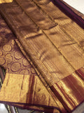 Kalyani , Elegant Handloom Kanjeevaram Silk Saree for women -SACHI001MS