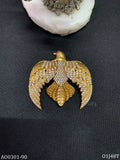 Golden Garuda Inspired Antique Gold Plated Garuda Pendant for Men -JAYDU001GP