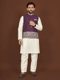 Unique Color Classic Koti Kurta Pair for Men -SOC001KKA