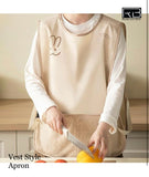 Vest Style Waterproof Cooking Apron by RB -RB001VSA