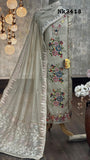 Saira   , Pure Jamdani Kurta With Kantha work salwar suit material for women -SPAR001MB