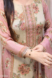 Pure Crush Tissue Silk Heavy Hand Work ALine Kurti Pant Dupatta -DP001SS