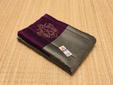 Banumathi , Purple and Grey combination Kanjivaram Silk Saree for Women -SACHI001PRG
