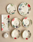 Passion Flora and Humming Birds in Love , LUXURIOUS AND EXCLUSIVE PORCELAIN DINNER SET -AKSH001PPHB