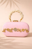 Pink Gaj Ghungroo collection Designer Clutch for Women -AKSH001PC