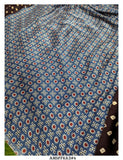 Bandhini Printed Modal Silk Saree with Ajrakh Printed Blouse and Pallu -DEEP001AP