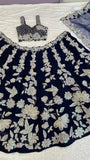 Celebrate the charm of Indian culture with this beautiful lehenga set for women -SSS001BL
