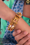 Jyothika , Antique Finish Minakari Openable Bangle / Kada for women -LR001MKBA