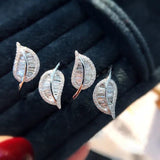Leaf Shape Adjustable Ring By IDH -DUB001SR