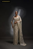 White Lily , Beautiful Premium Quality Mono Net Saree for women -DF001WS