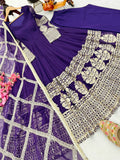 New Designer Party Sharara Suit & Dupatta Set -SSS001PS
